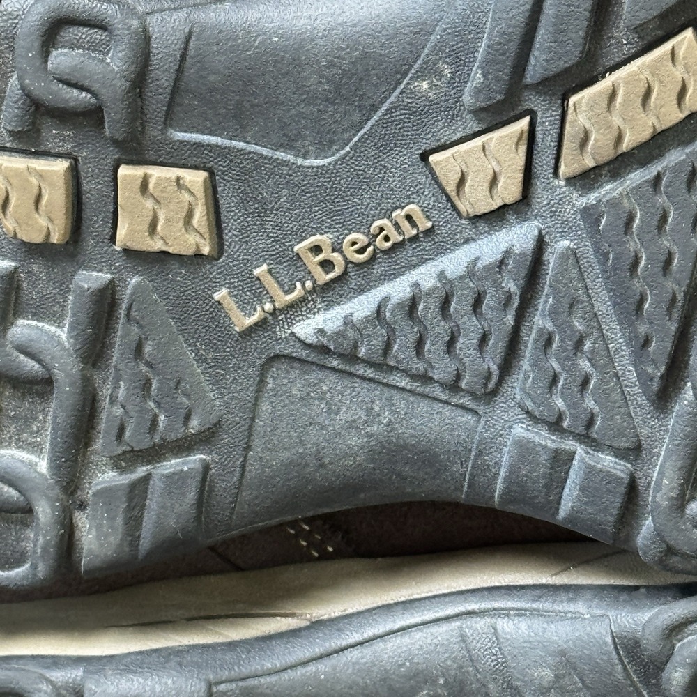 L.L. Bean Mens Tek 2.5 Casual Hiking Shoes Brown Leather Waterproof 11 M - Picture 10 of 15